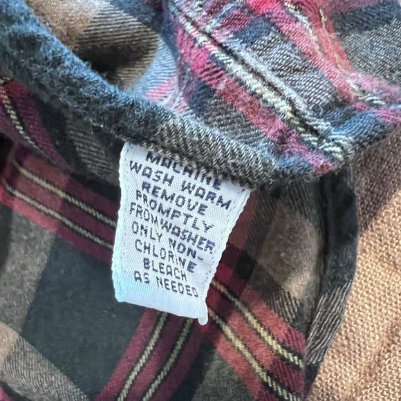 Polo Ralph Lauren Hammond Red Plaid Wool Cotton Button Up Shirt XL Cabin Preppy - Picture 4 of 6